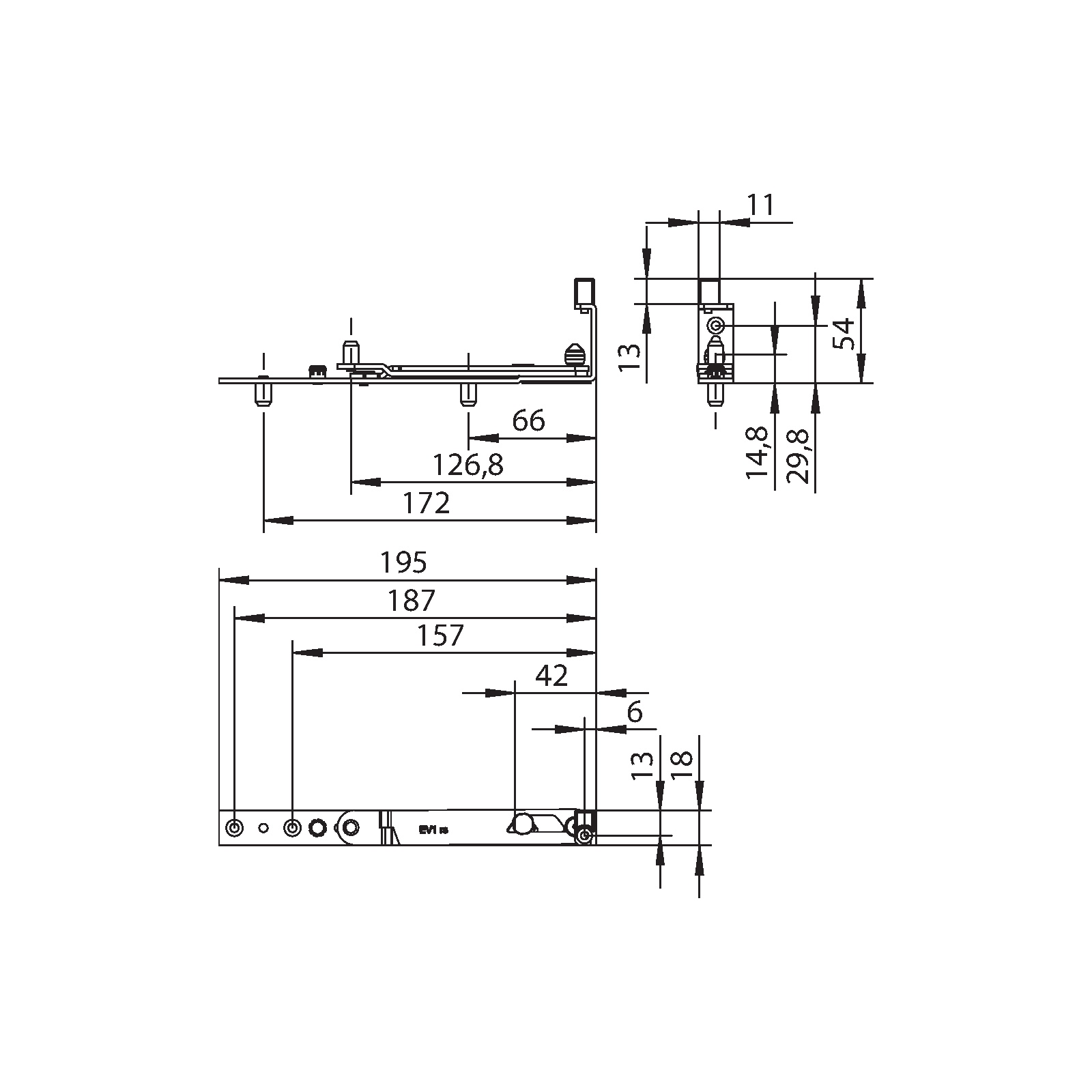 Winkhaus Ecklager EV-1-Z RS SL