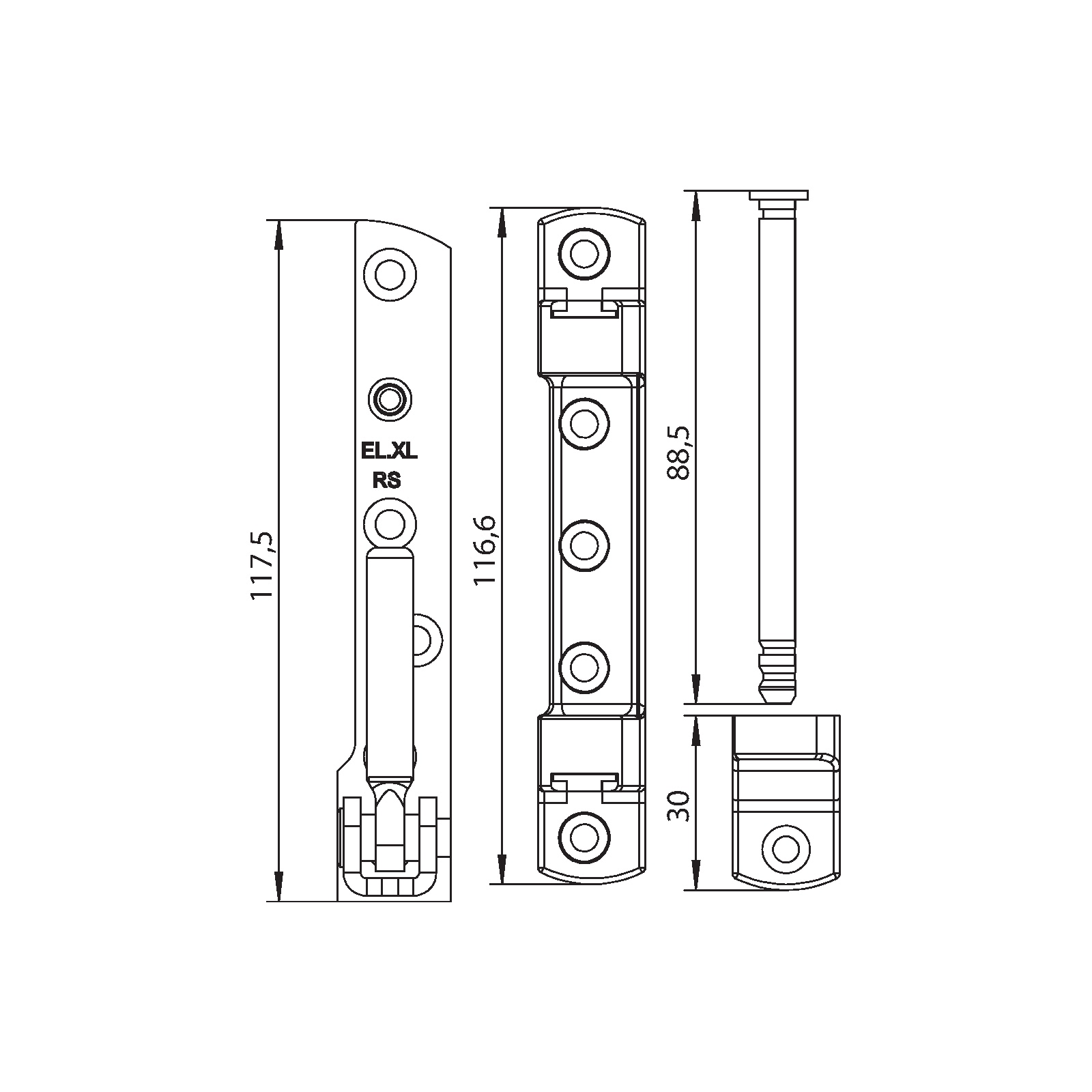 Winkhaus Garnitur RXL.RS.F9