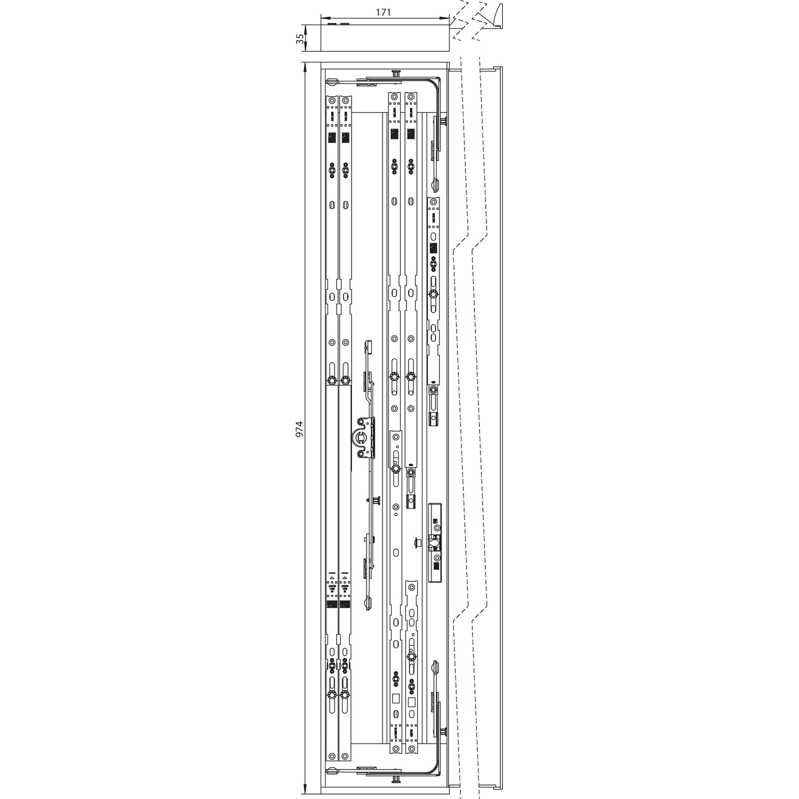 Winkhaus Höhenkarton HKT.RC-N6.1950-2300