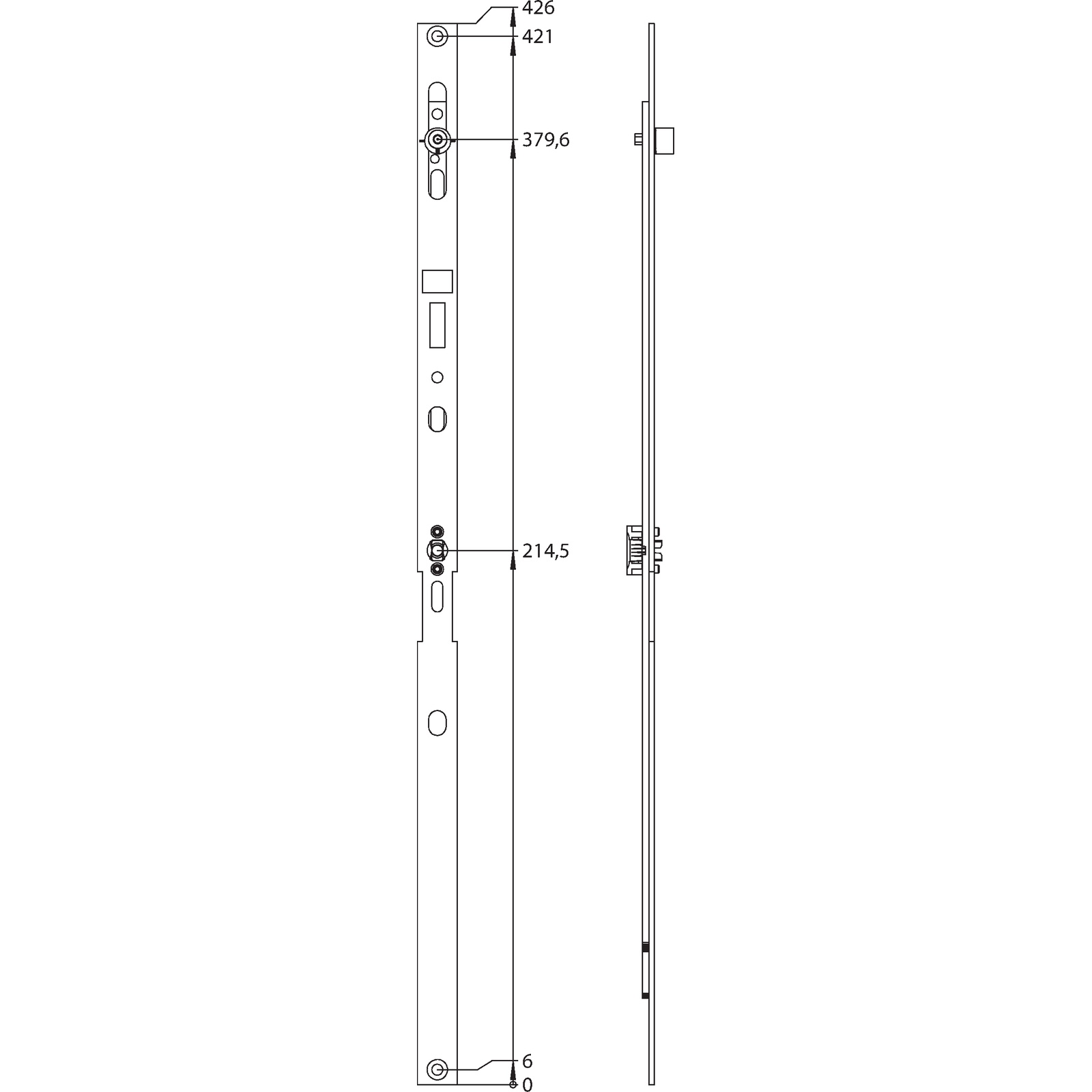 Winkhaus Mittenverriegelung MVR 50/1 SL