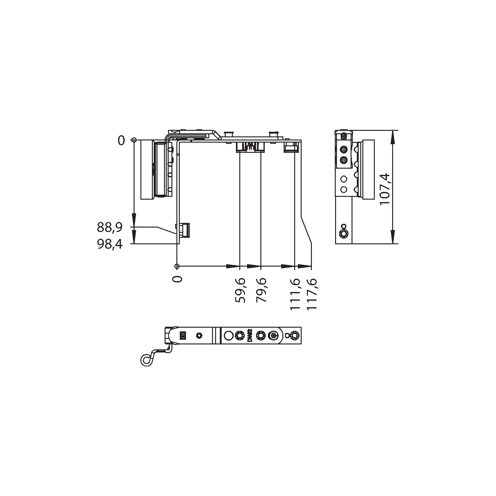Winkhaus Drehlager DWS L 18/13 LS SL