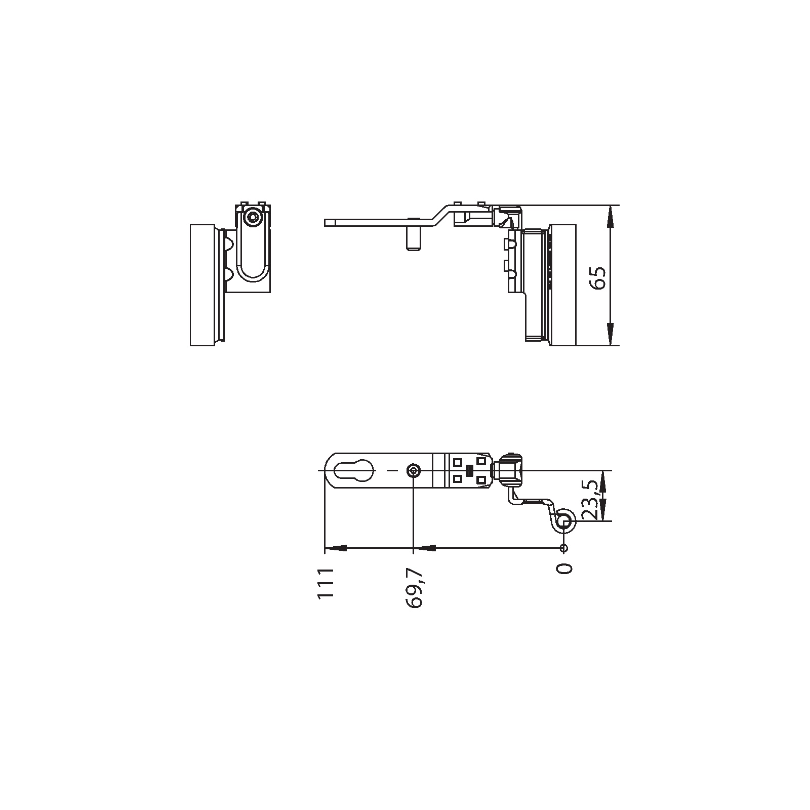 Winkhaus Drehlagerband DL.K.20-13.RS.LK.WS