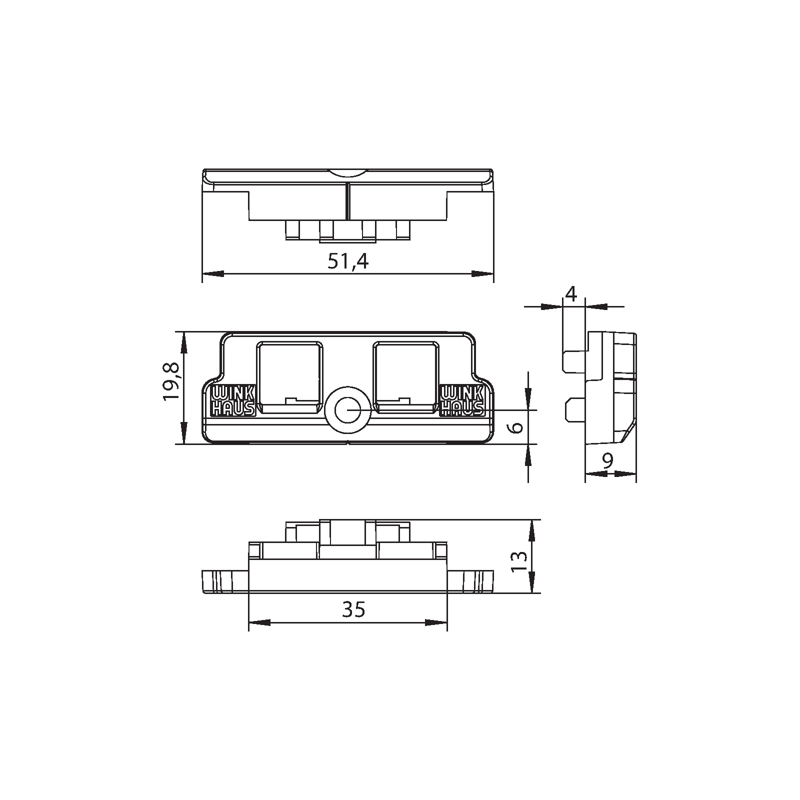 Winkhaus Kippstück KS.U.676