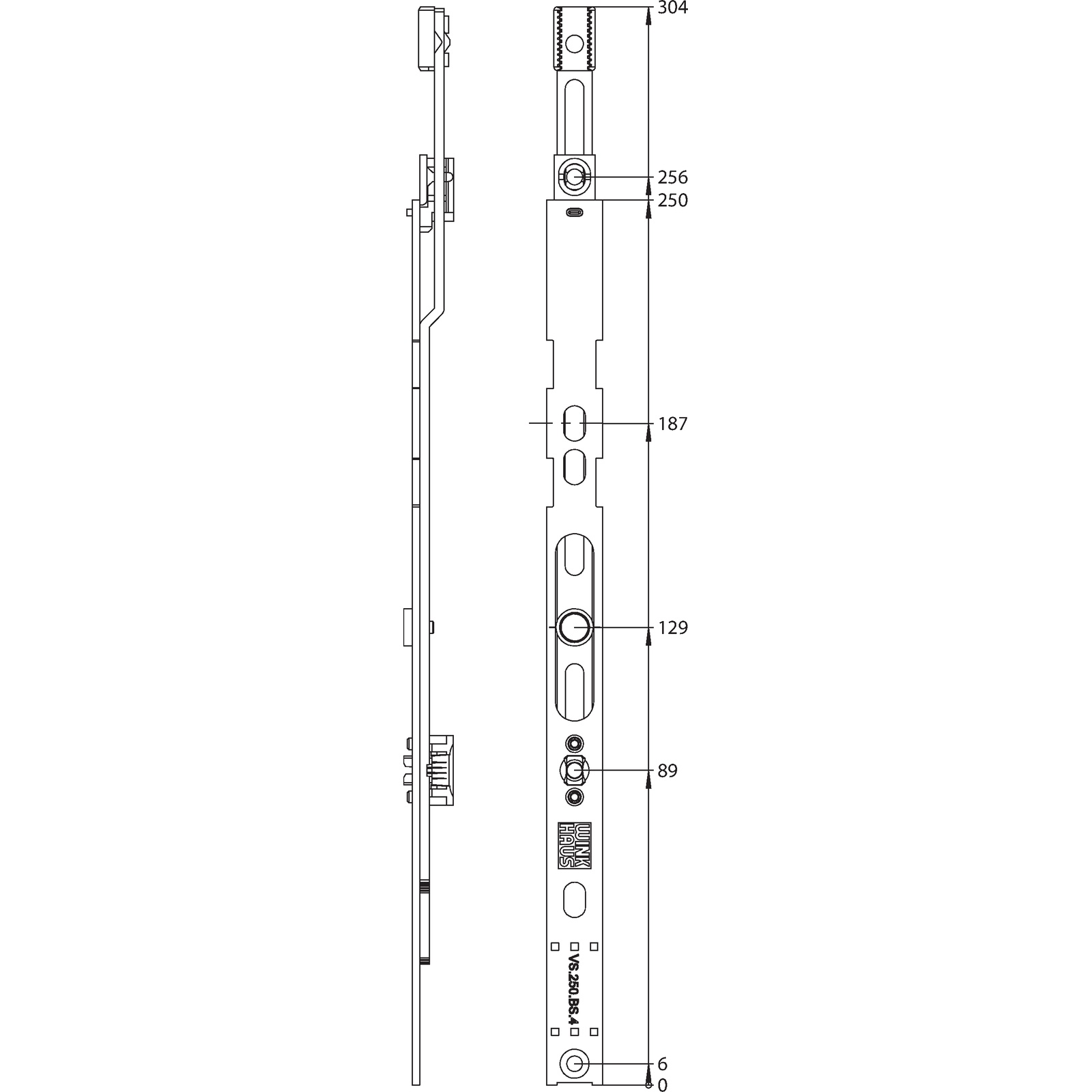 Winkhaus Mittenverriegelung MK.VS.250.BS.4