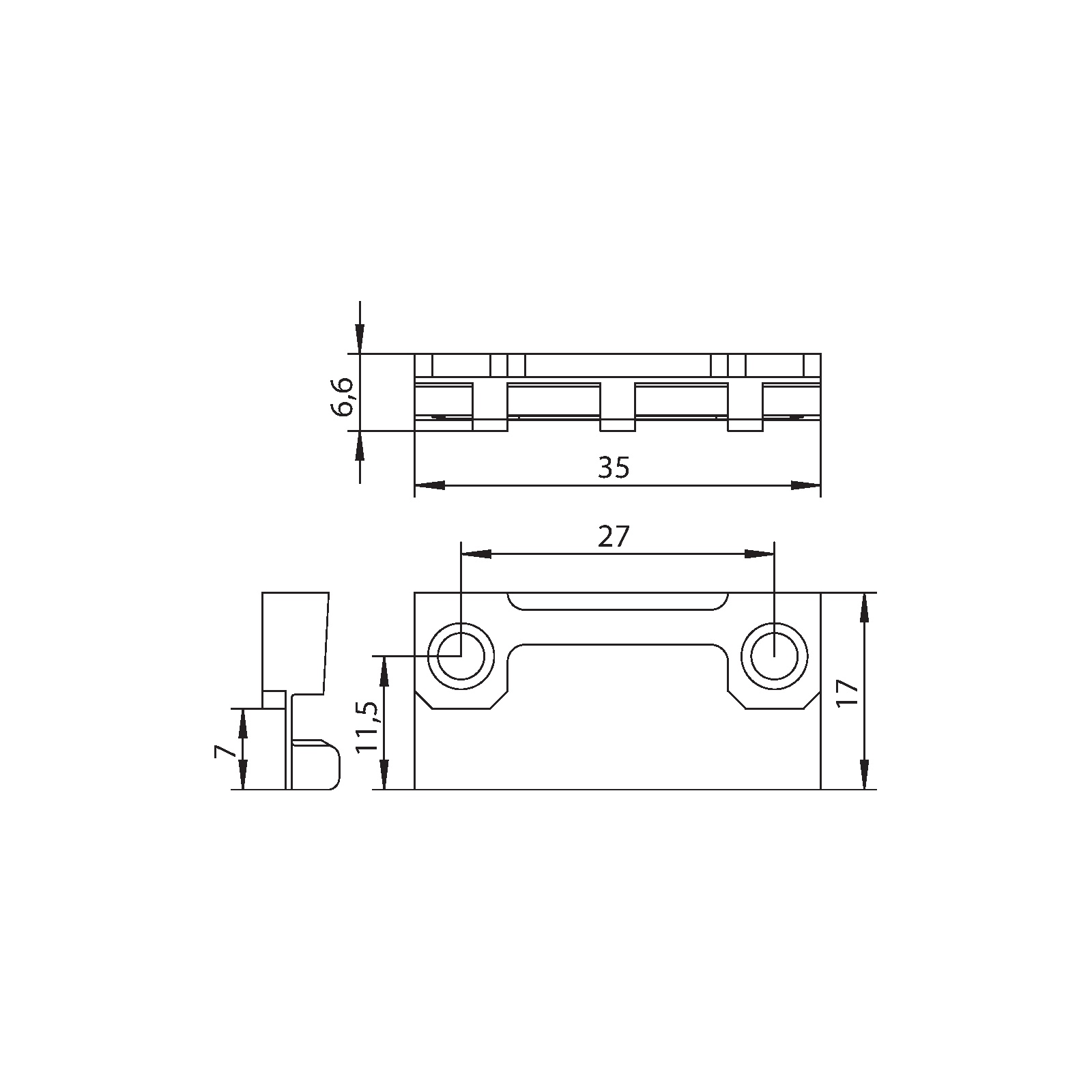 Winkhaus Formteil WSK 76
