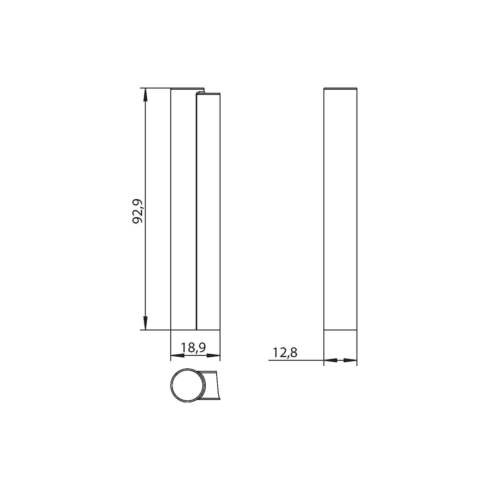 Winkhaus Flügellagerkappe FK 5° LS SW25 LACK