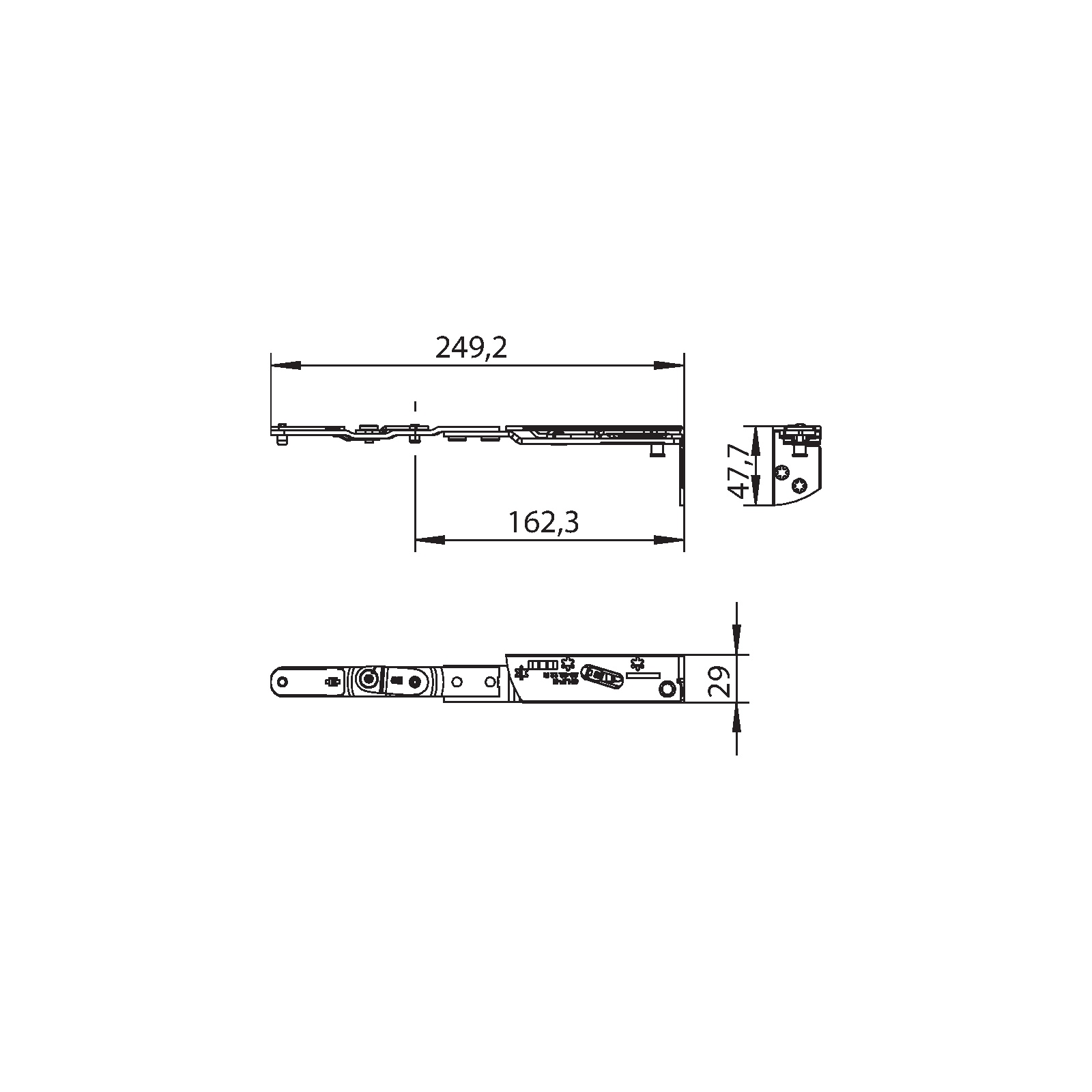 Winkhaus Drehlager DL.H.IF-N.29-13-12.RS
