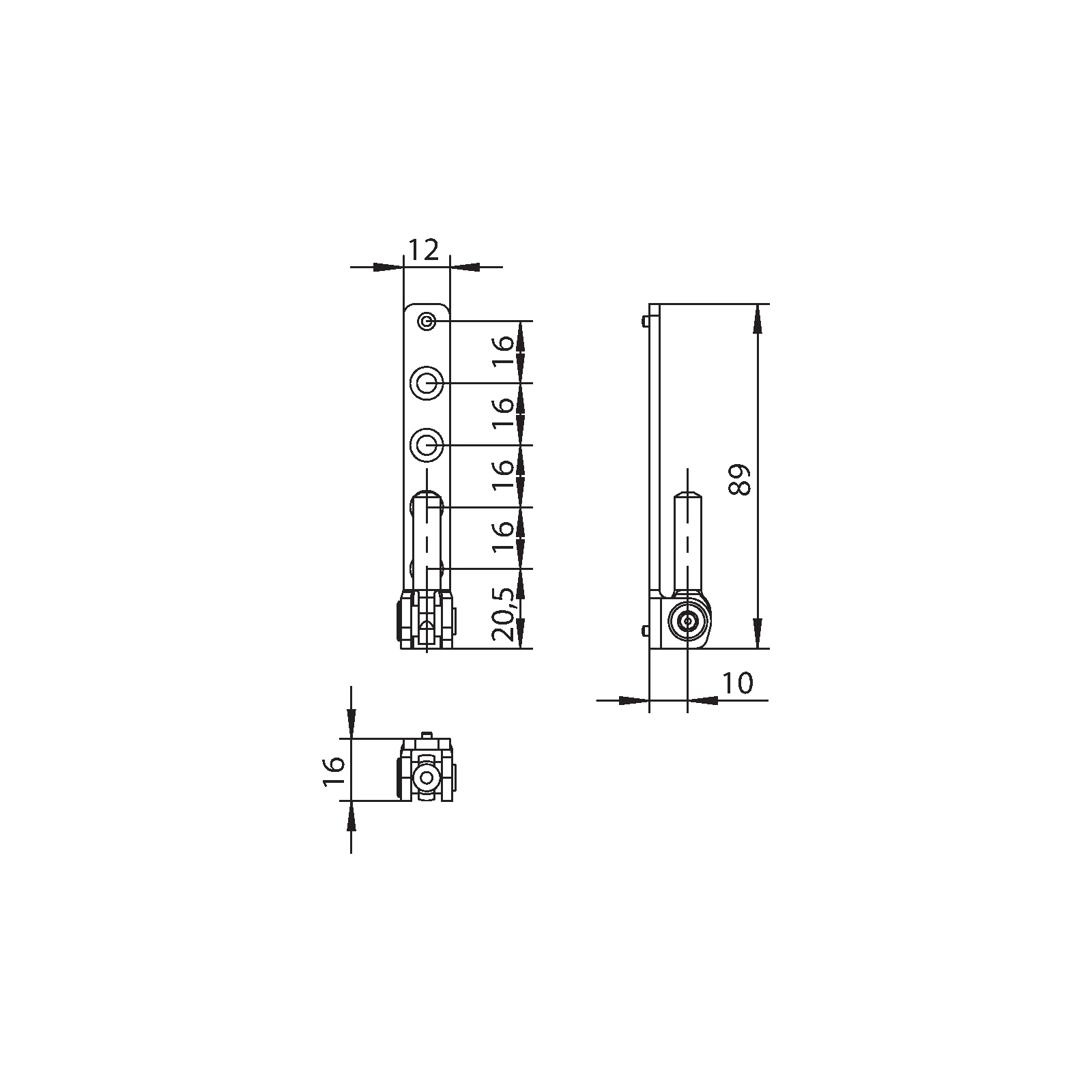 Winkhaus Ecklager ESV-3-3-3 SL/WS