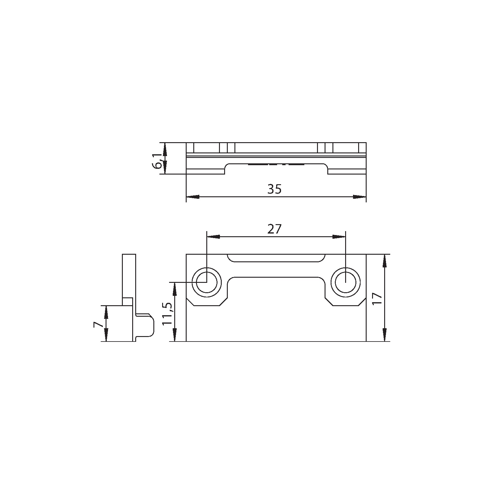 Winkhaus Formteil WSK134