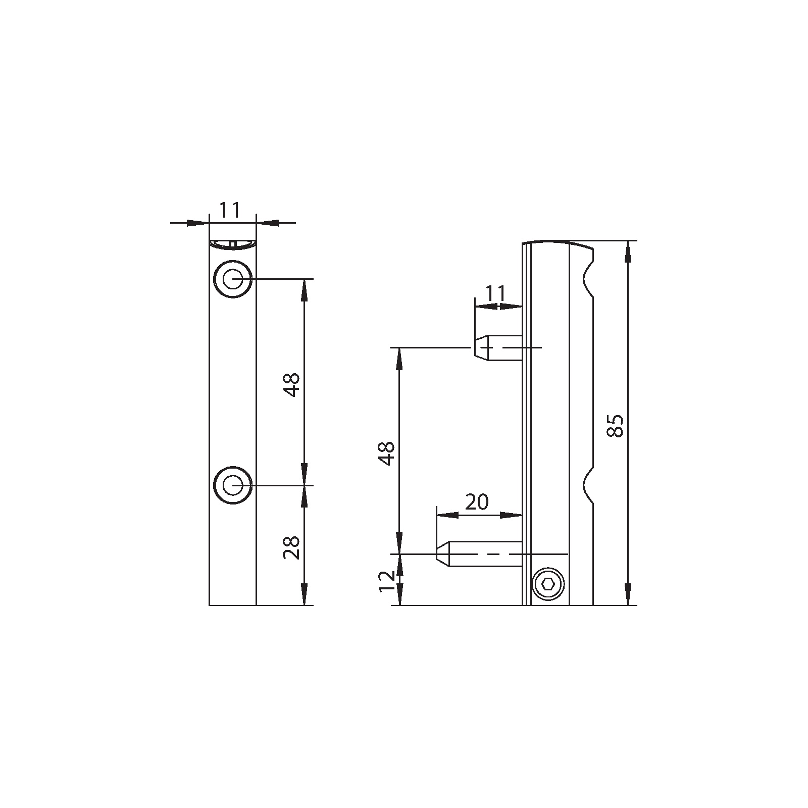 Winkhaus Flügellager FL.KA.20-6-11/20.BR