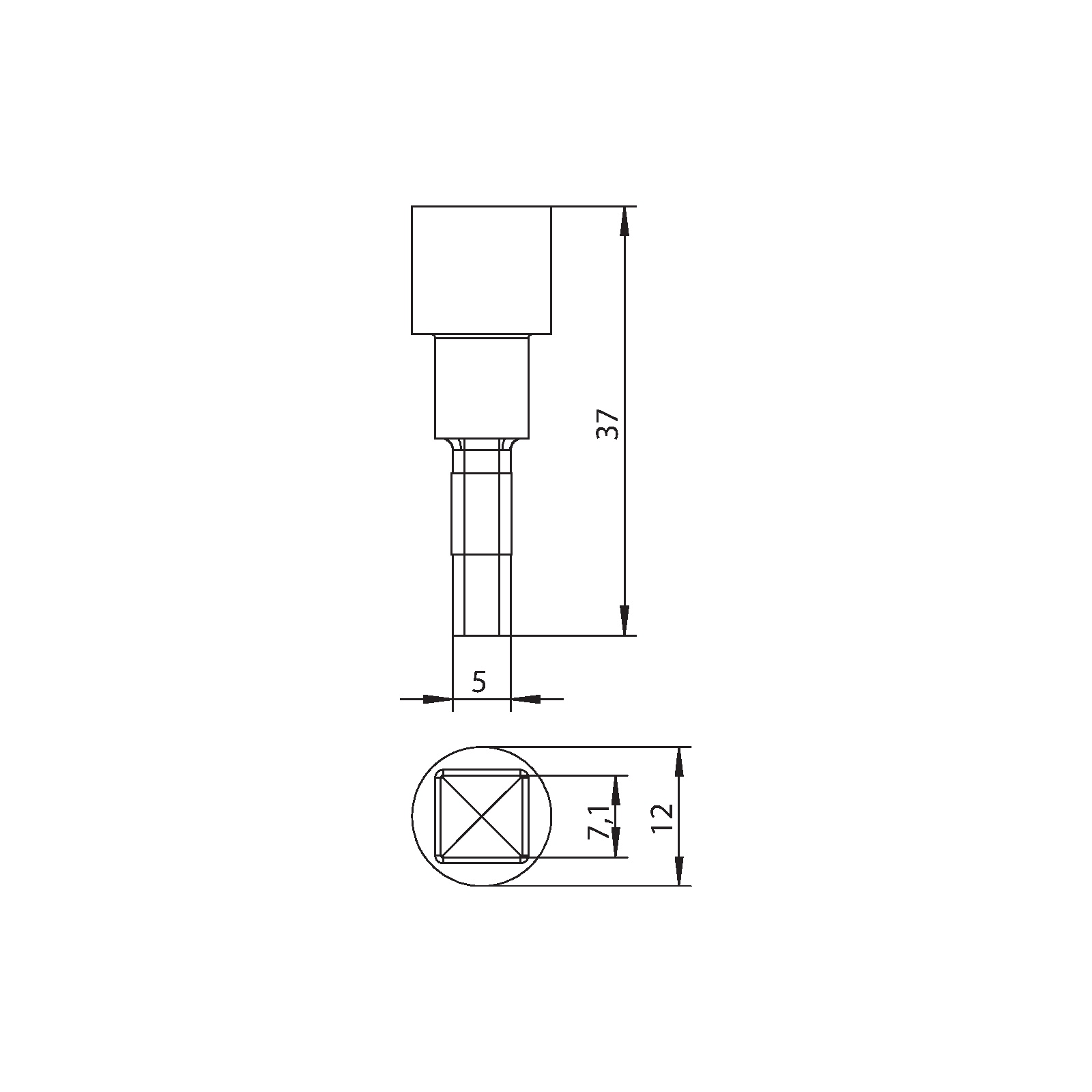 Winkhaus Adapter GR-OF-D-6 SL