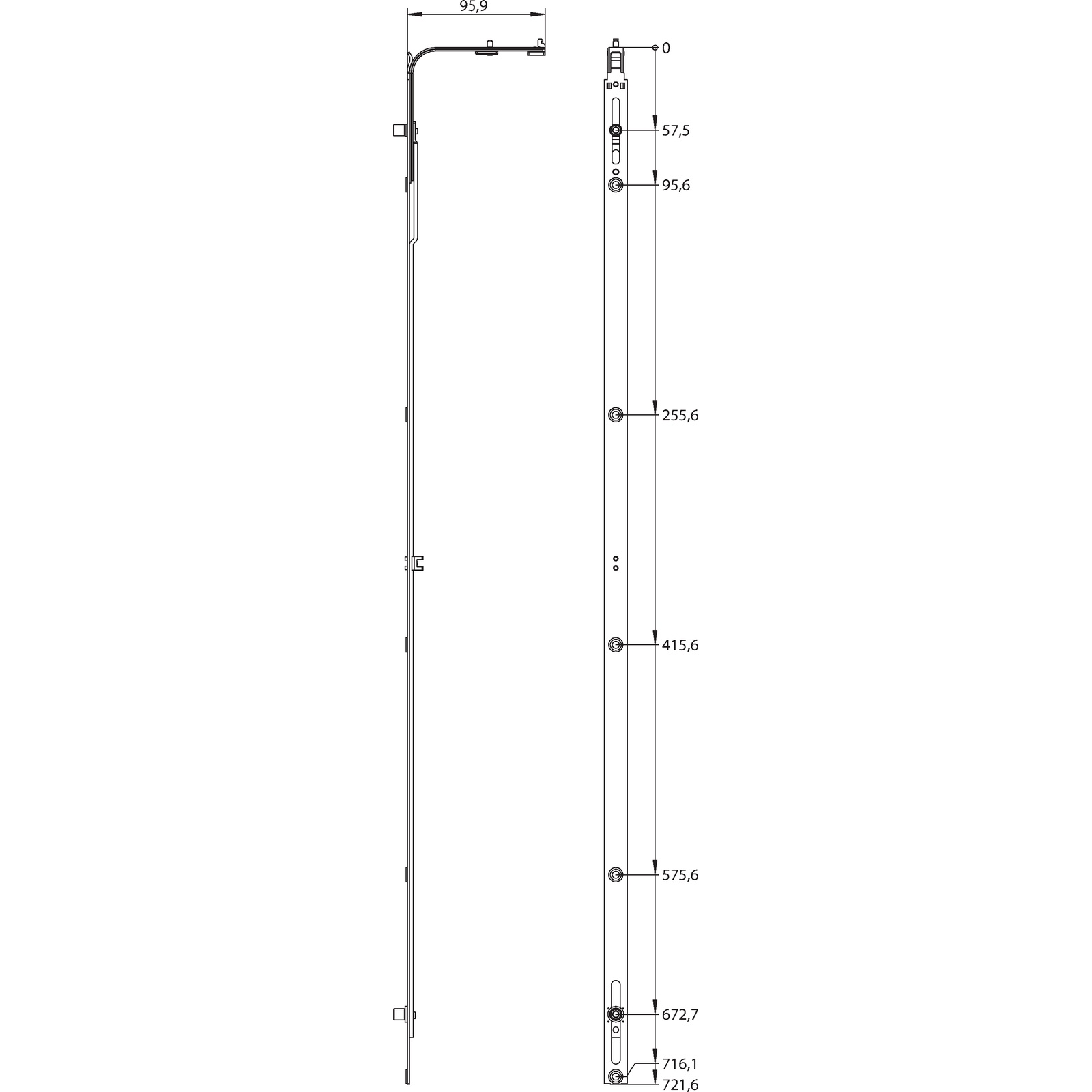 Winkhaus Mittenverriegelung MK.U.700-2.KT