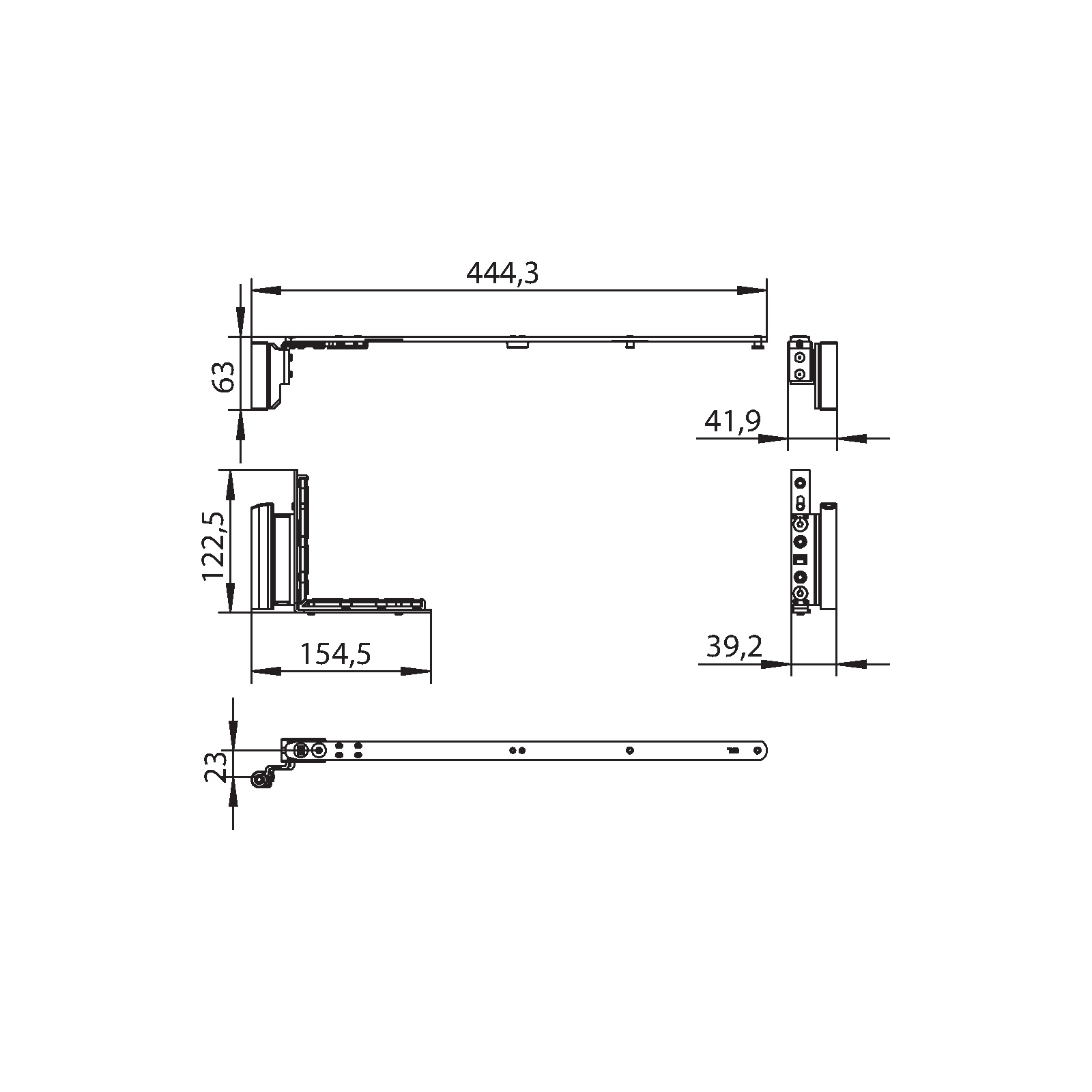Winkhaus Garnitur FXL.18-13.LS.F9