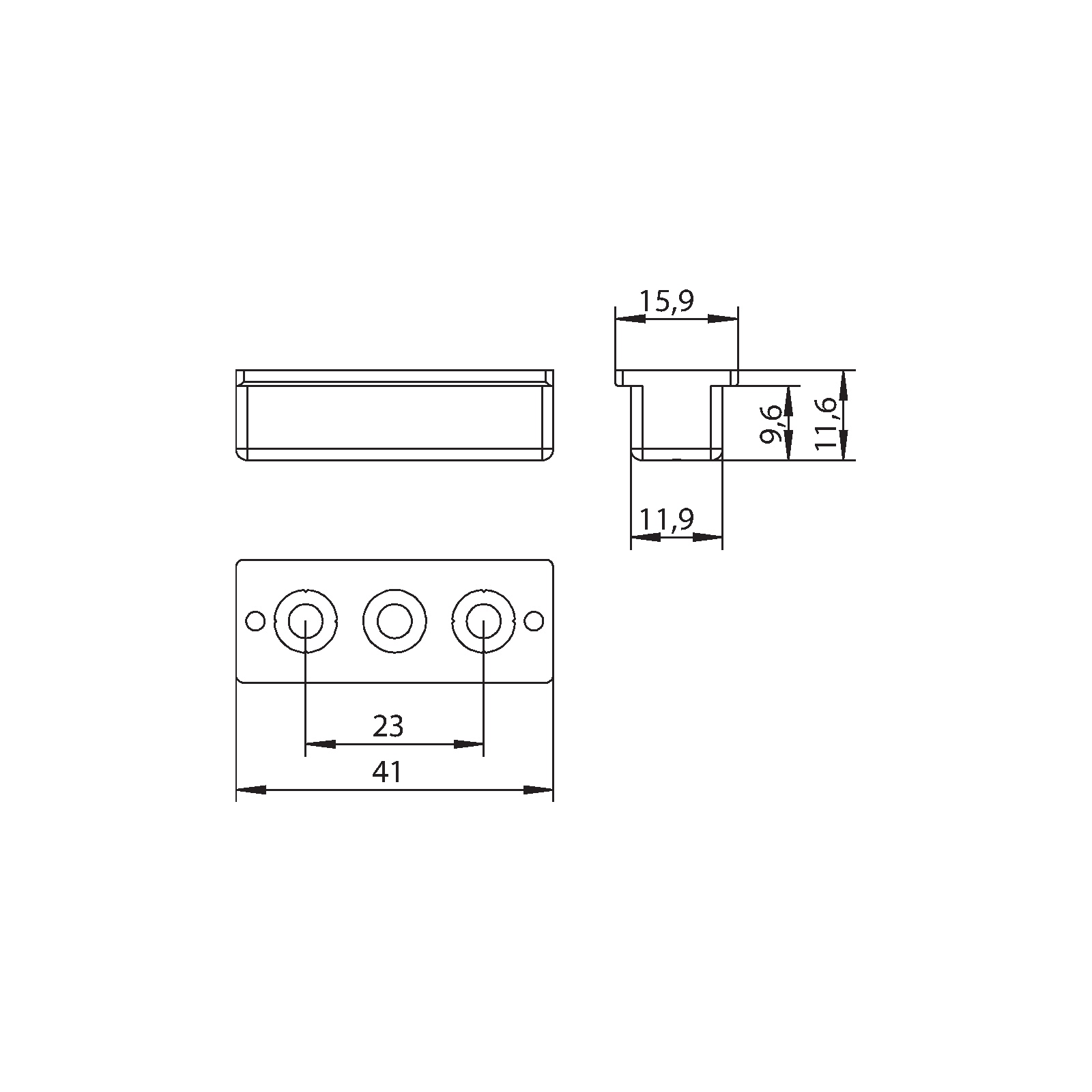 Winkhaus Unterfütterung BK F.SCHN.B.SL