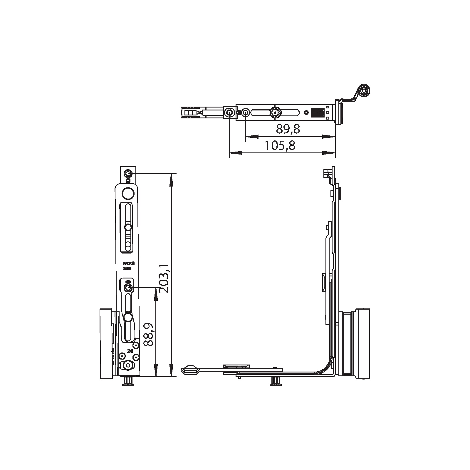 Winkhaus Flügellager FL.C.PADK.18-13-24.RS.WS