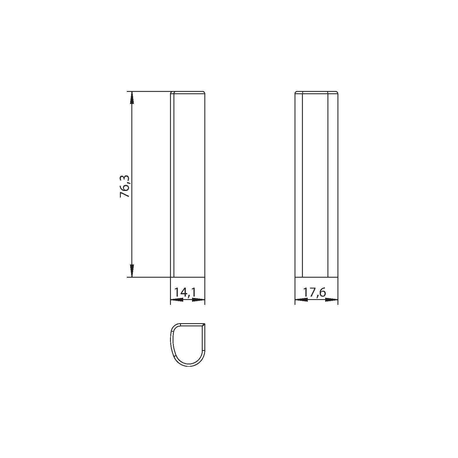 Winkhaus Flügellagerkappe FWV RS BZ-CN
