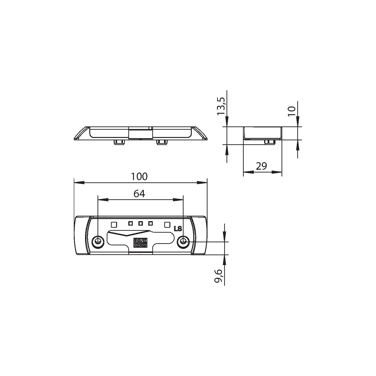 Winkhaus Kippschließblech SBK.H.13-29.KA.RS.LK.SC