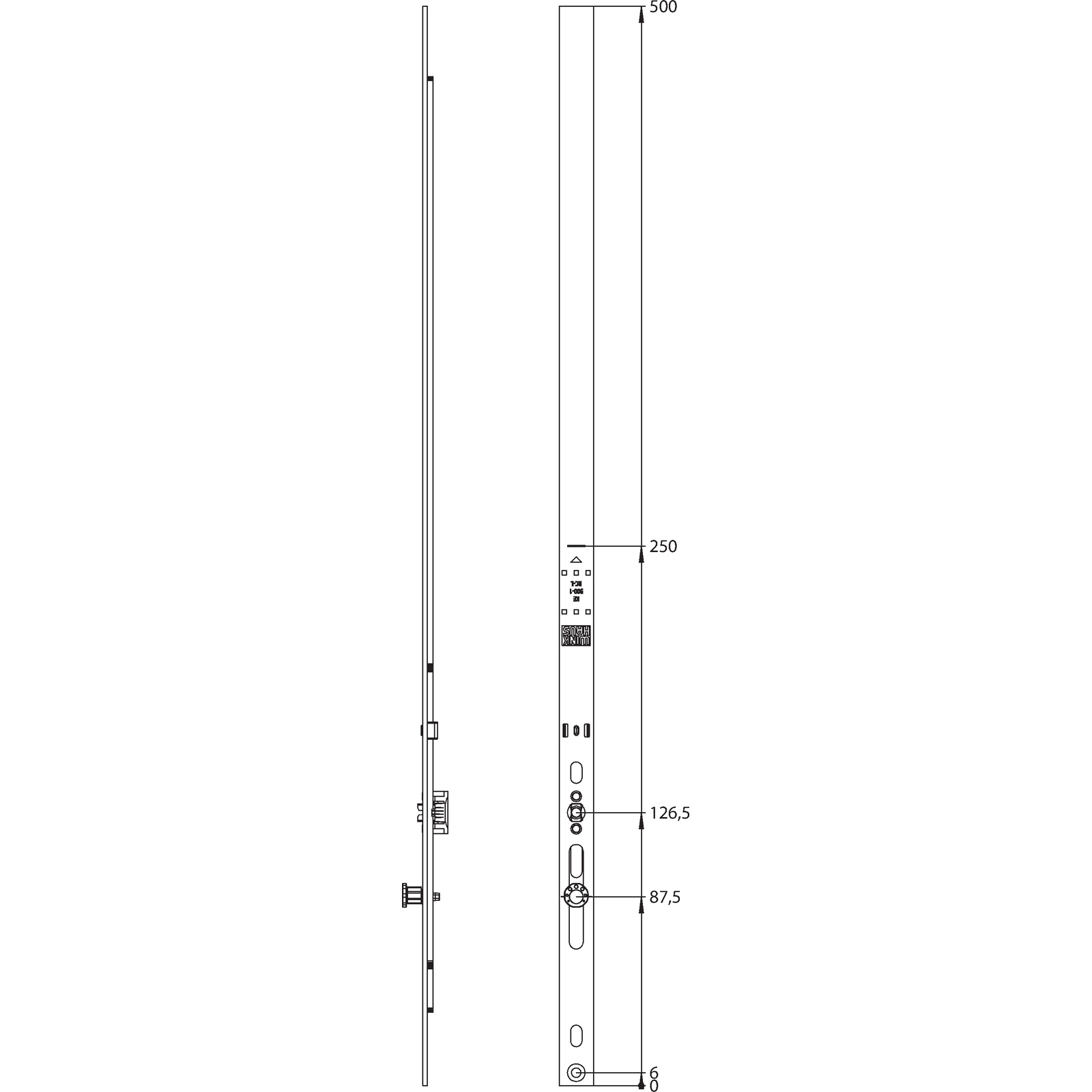 Winkhaus Koppelelement KE.500-1.RC-L