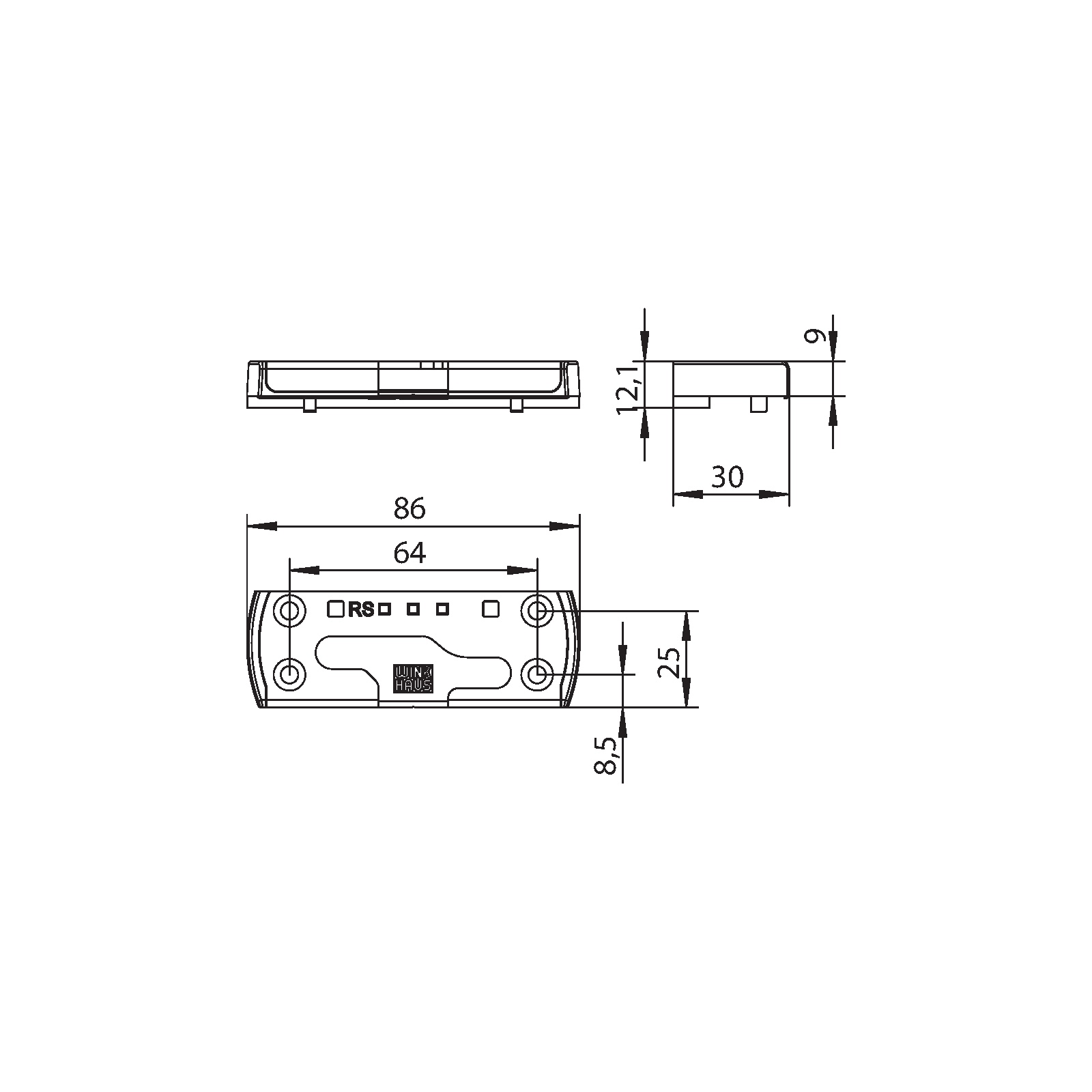 Winkhaus Sicherheitsschließblech SBS.K.PAB.94.RS