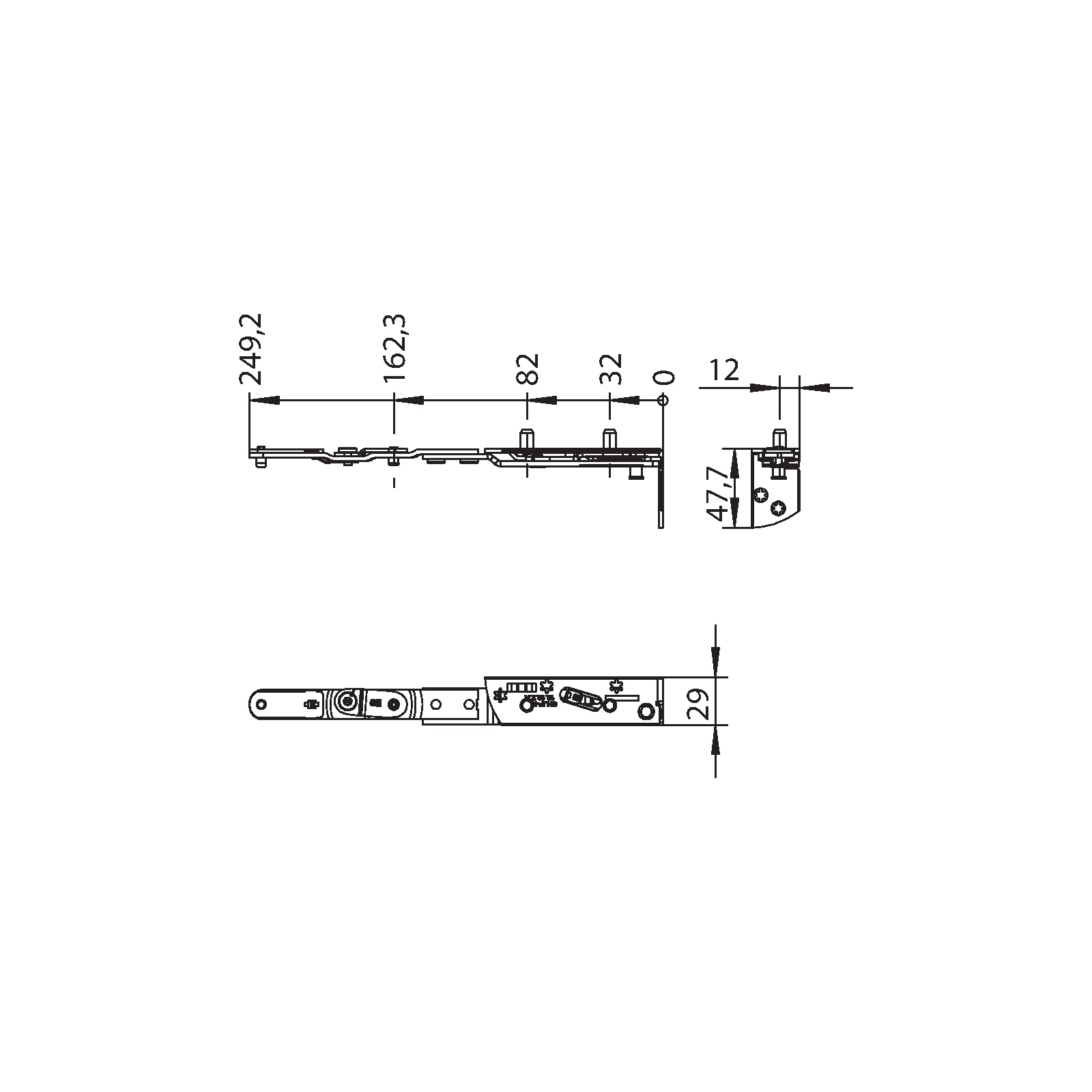 Winkhaus Drehlager DL.H.IF-N.29-13-12.Z.8-12.RS