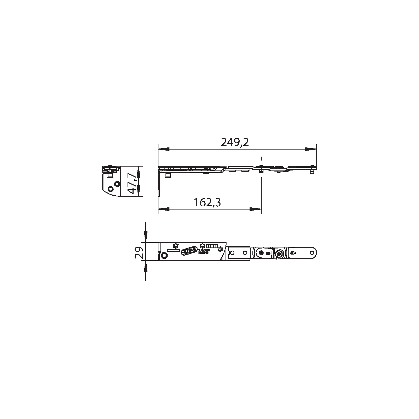 Winkhaus Drehlager DL.H.IF-N.29-13-12.LS