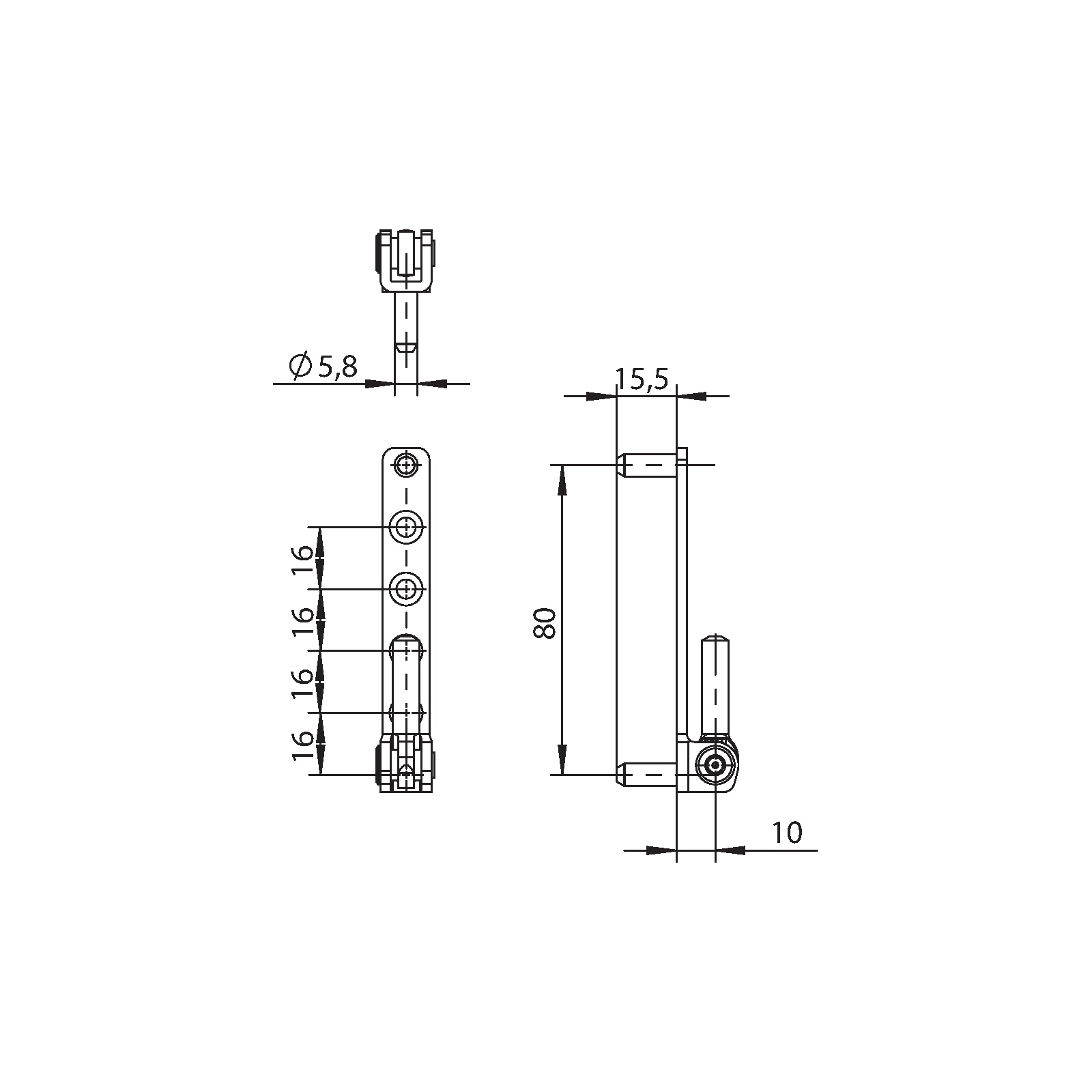 Winkhaus Ecklager ESV-6-16-16 SL/WS