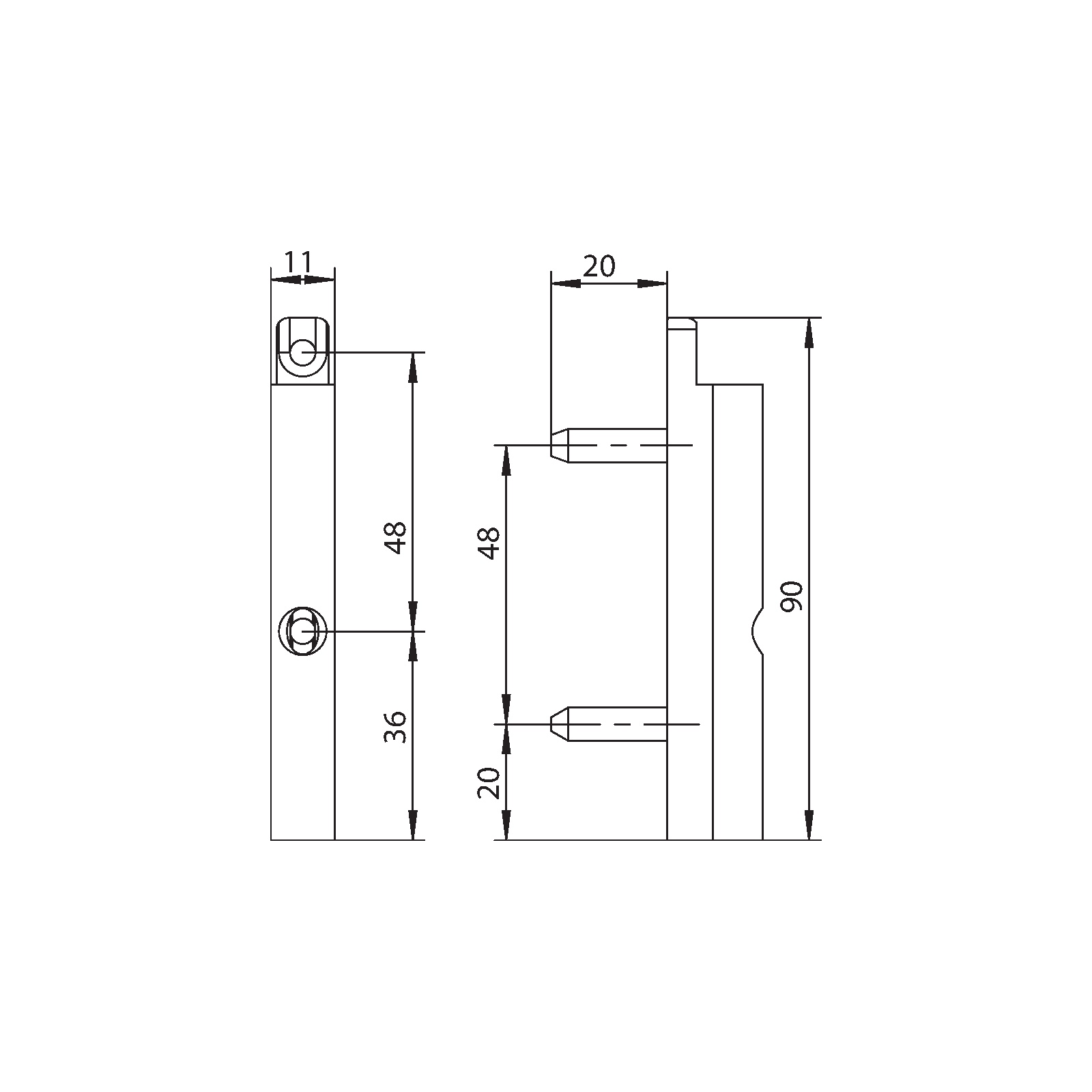 Winkhaus Flügellager FK-20-6/20 F9