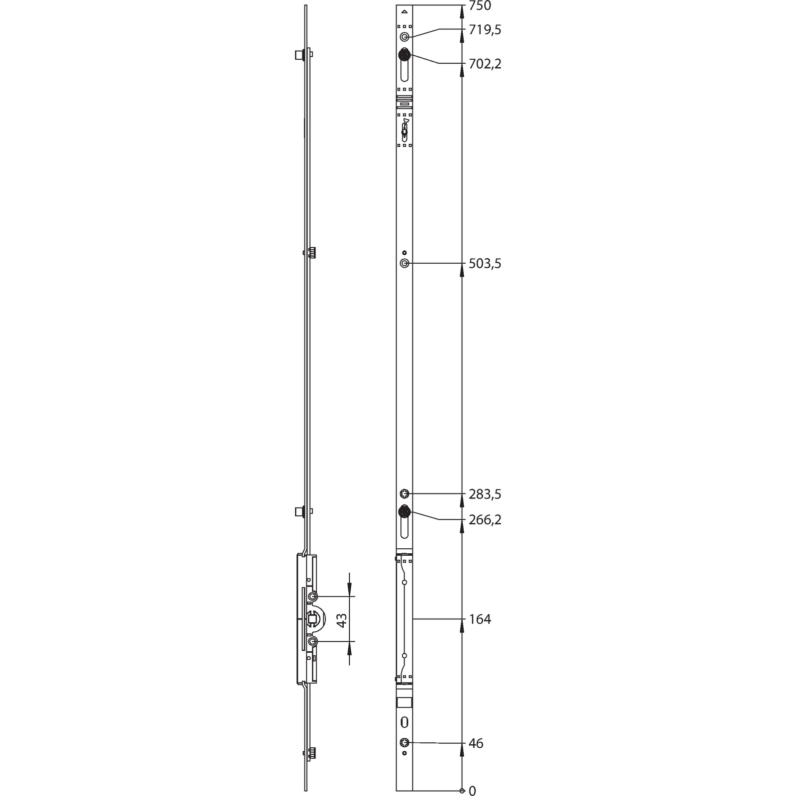 Winkhaus V.Getriebe GK.OF.-750-2.D7,5.G164