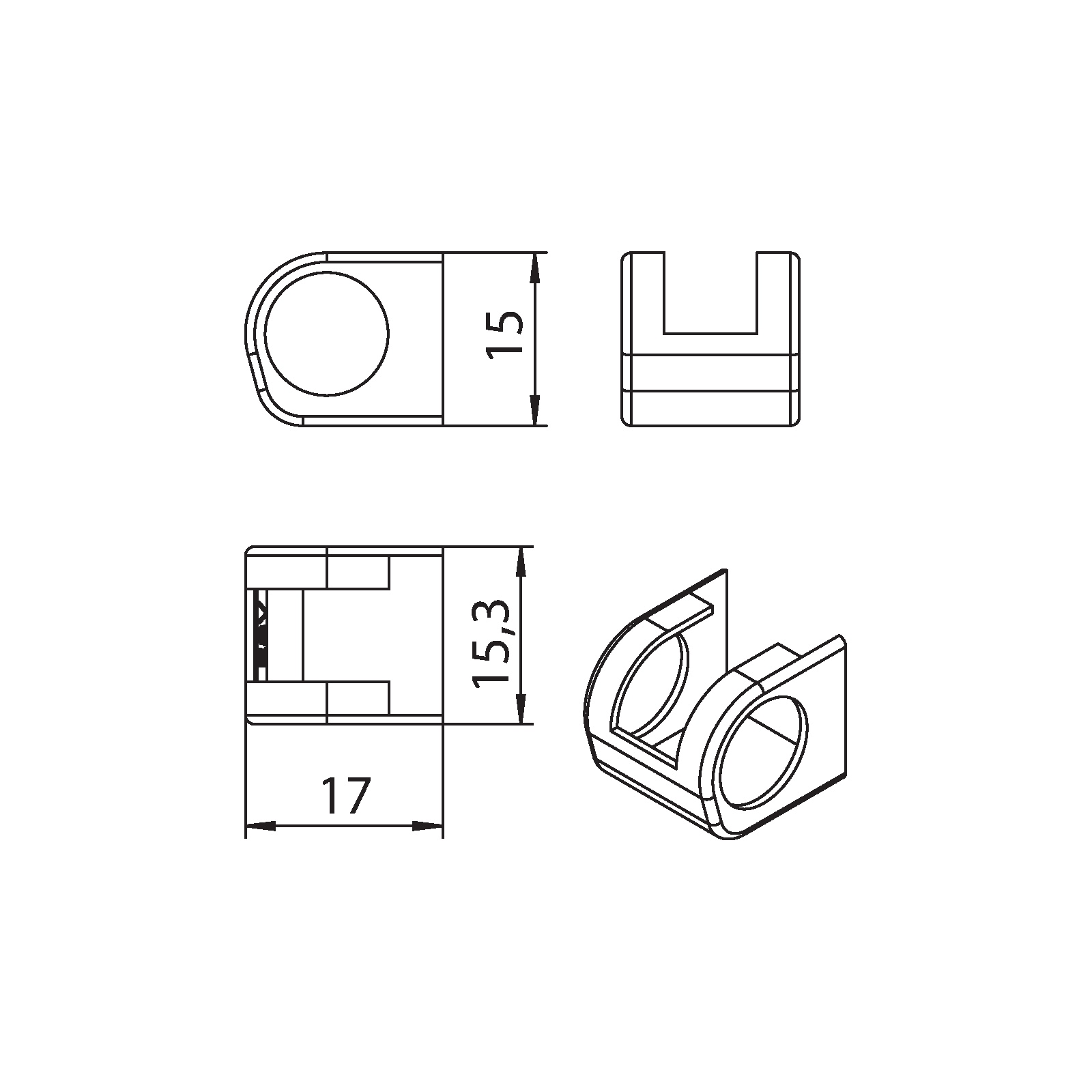 Winkhaus Abdeckkappen-Set in Weiß autoPilot (1996 - 2006)