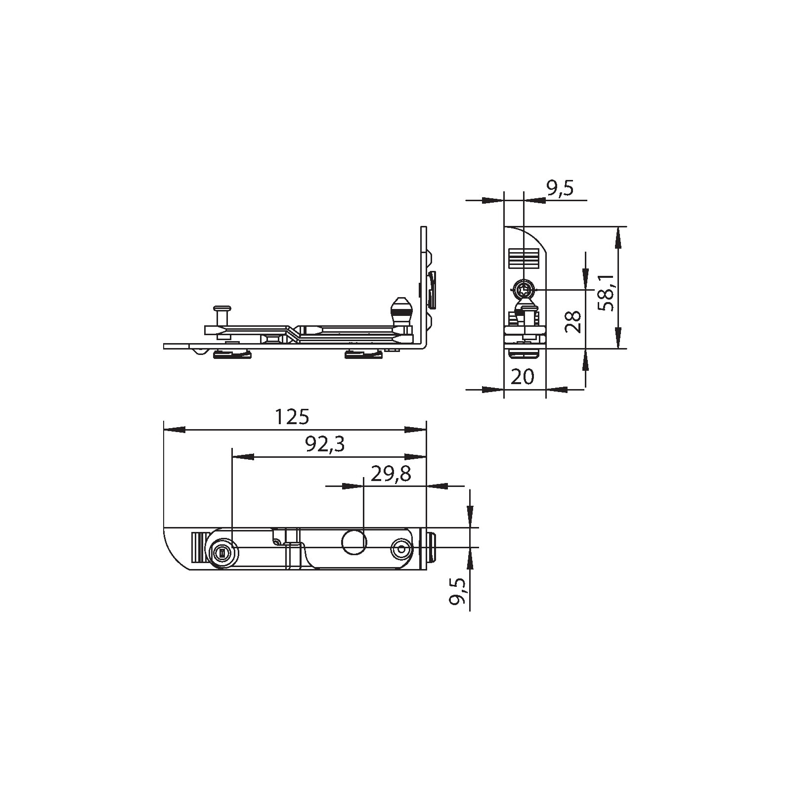 Winkhaus Ecklager EL.A.SE.75.RS