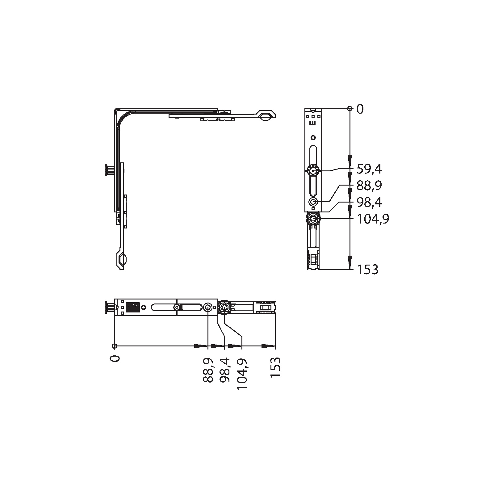 Winkhaus Eckumlenkung E1.SE.N.KT