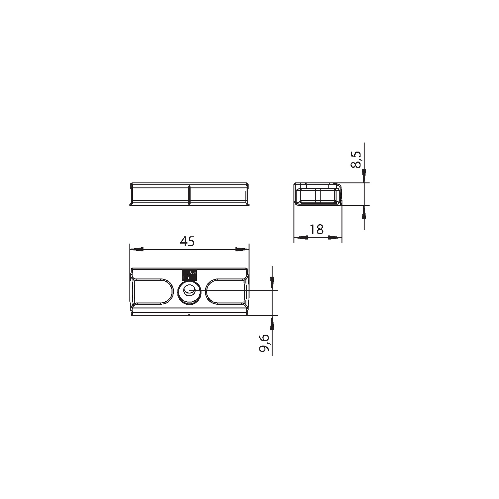 Winkhaus Schließblech SBA.H.9-18
