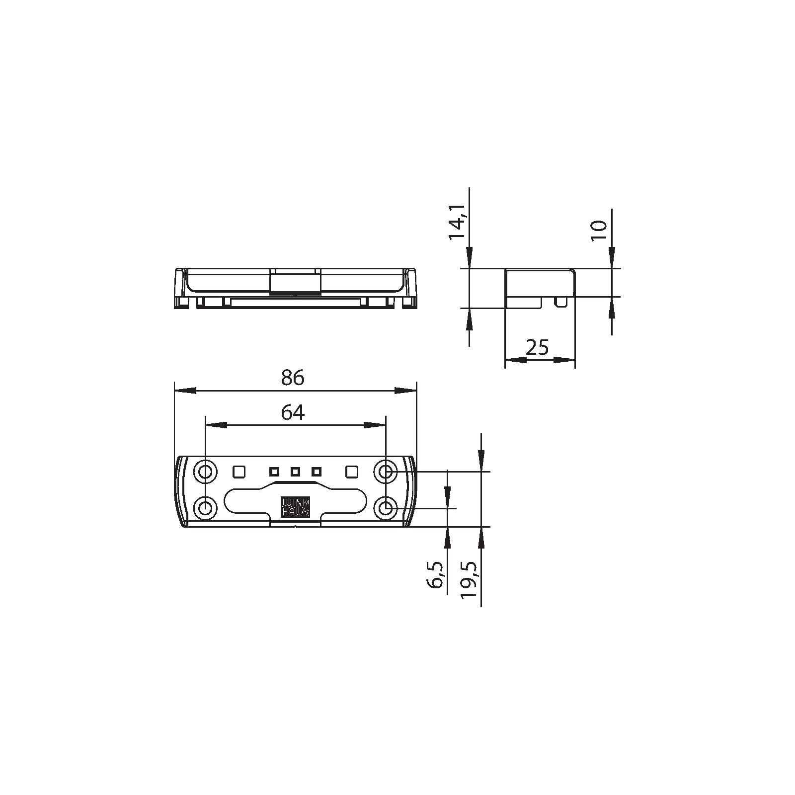 Winkhaus Kippschließblech SBK.K.105.P10