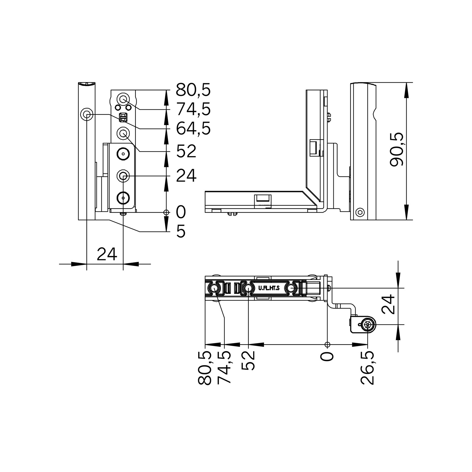 Winkhaus Flügellager FL.HT.18-13-12.RS.WS