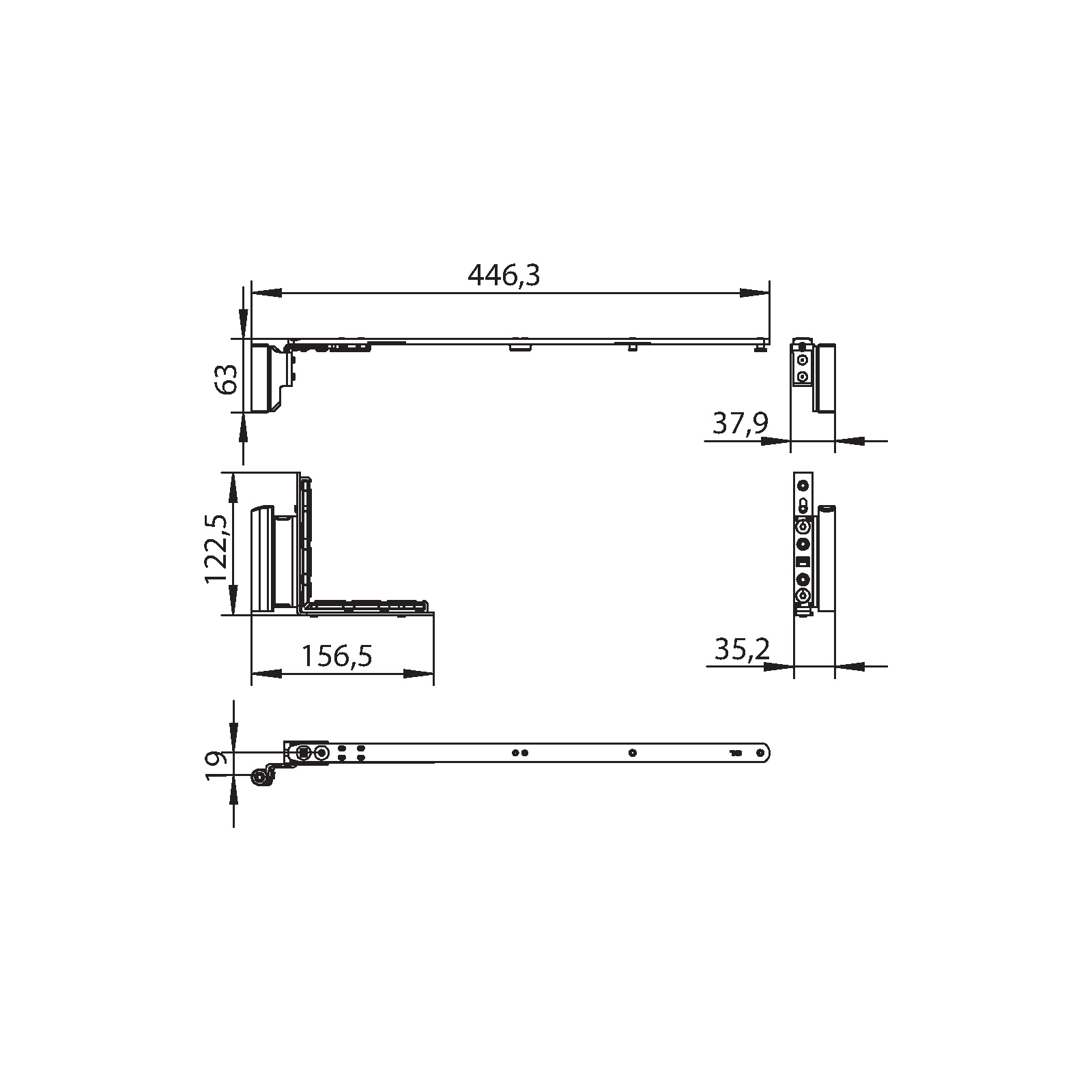 Winkhaus Garnitur FXL.20-9.LS.F9