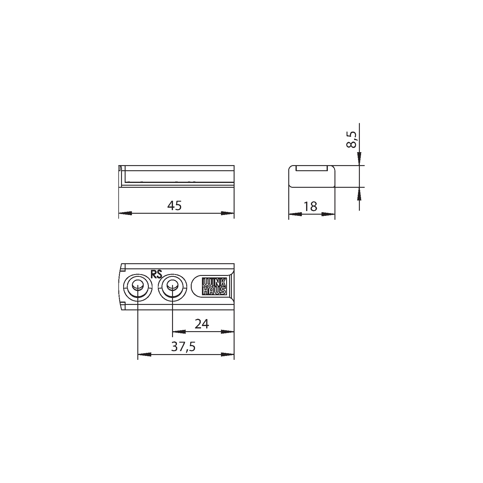 Winkhaus Sicherheitsschließblech SBS.H.9-18.RS
