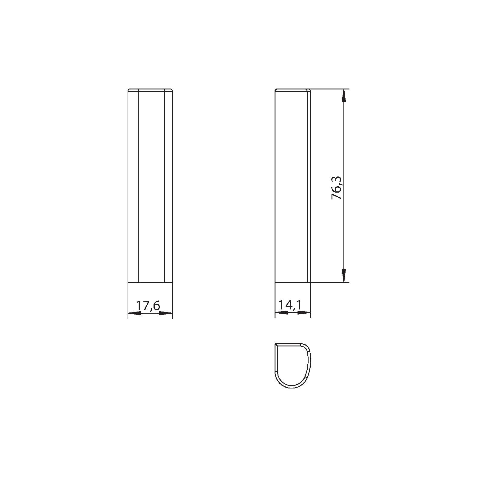 Winkhaus Flügellagerkappe FWV LS BZ-CN