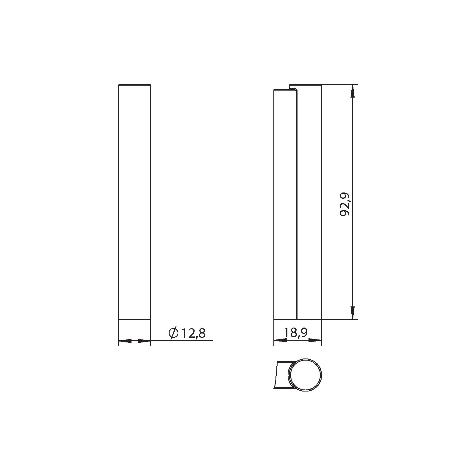 Winkhaus Flügellagerkappe FK 5° RS SW25 LACK