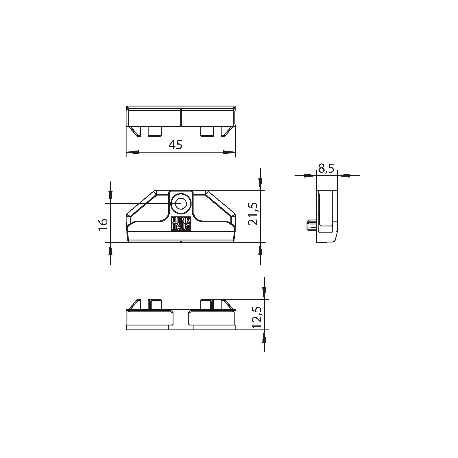 Winkhaus Schließblech SBA.K.360.P5