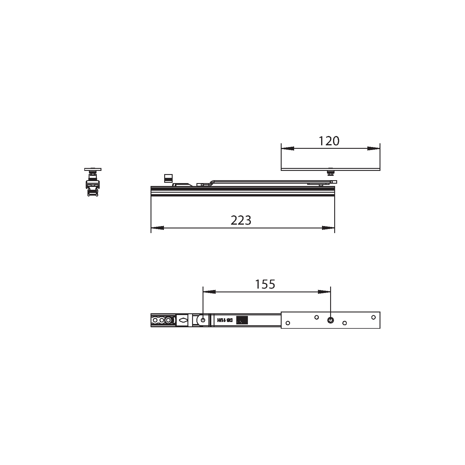 Winkhaus Drehbremse DB 11/H SL.KT