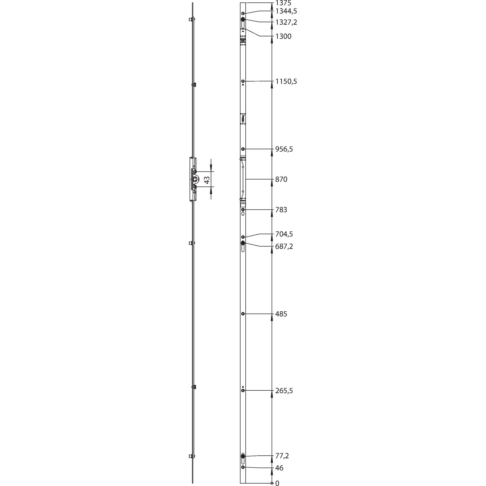 Winkhaus V.Getriebe GK.OF.1375-3.D7,5.G870
