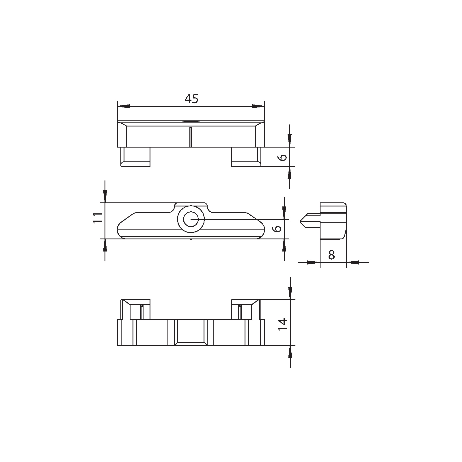 Winkhaus Schließblech WSK162 SL