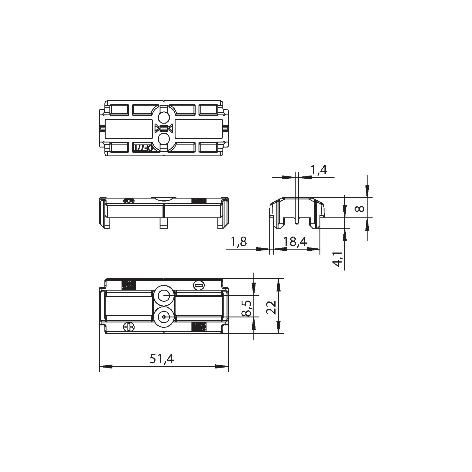 Winkhaus Schließauflauf SA OF 77 T