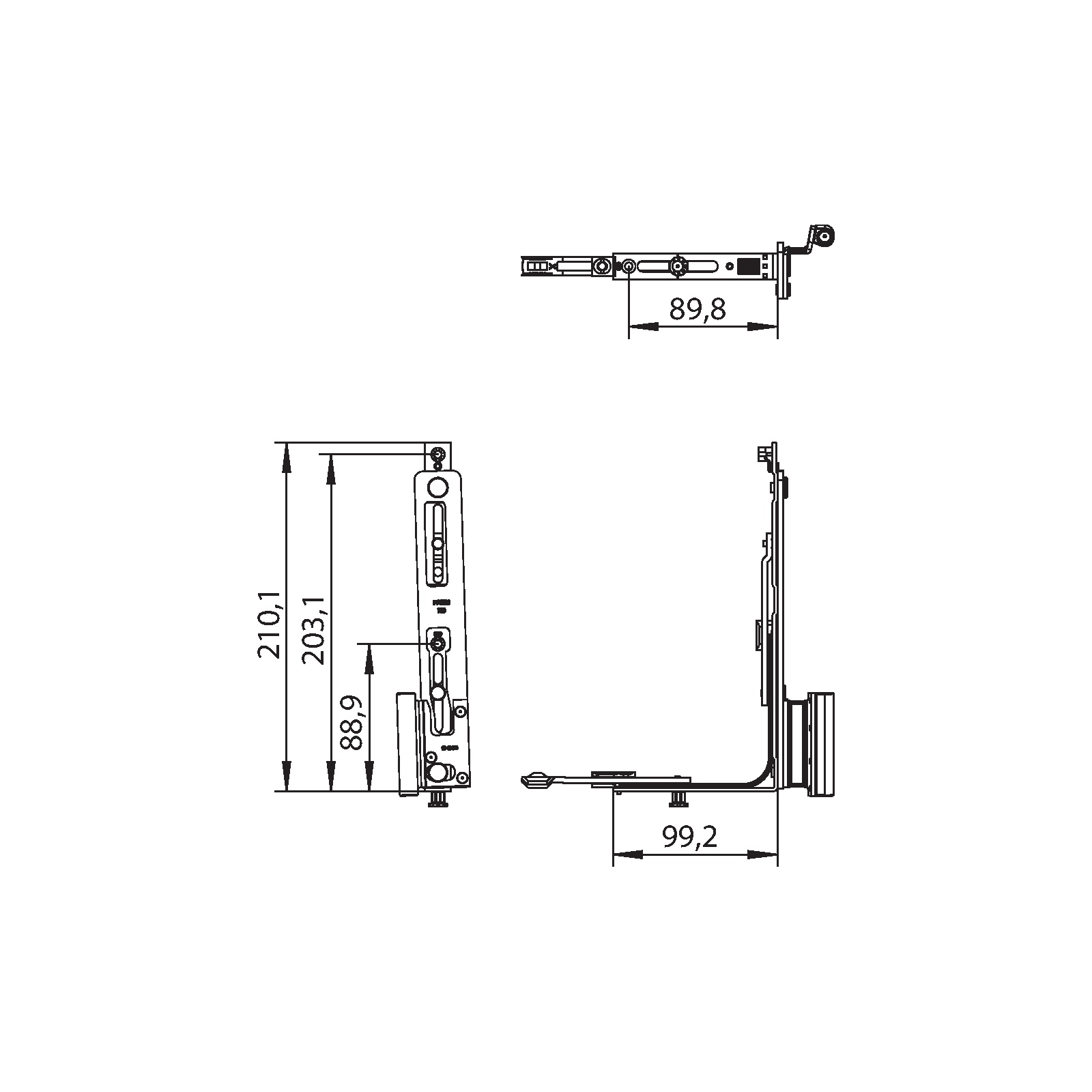 Winkhaus Flügellager FL.E.FPAD.18-13.RS