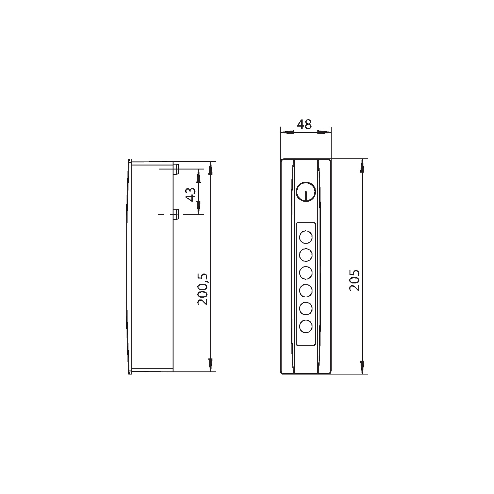 Winkhaus HF.Beschlagantrieb MD.PADM.01.GR/SL