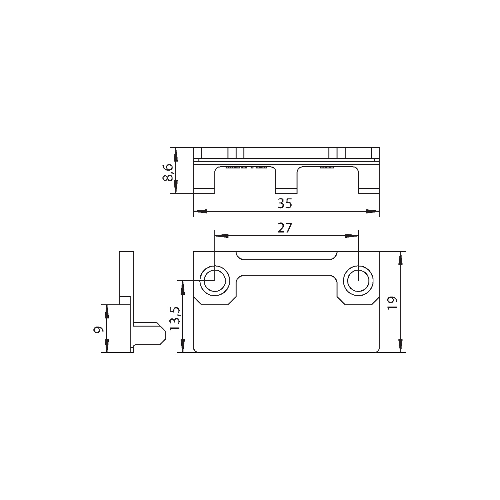 Winkhaus Formteil WSK162