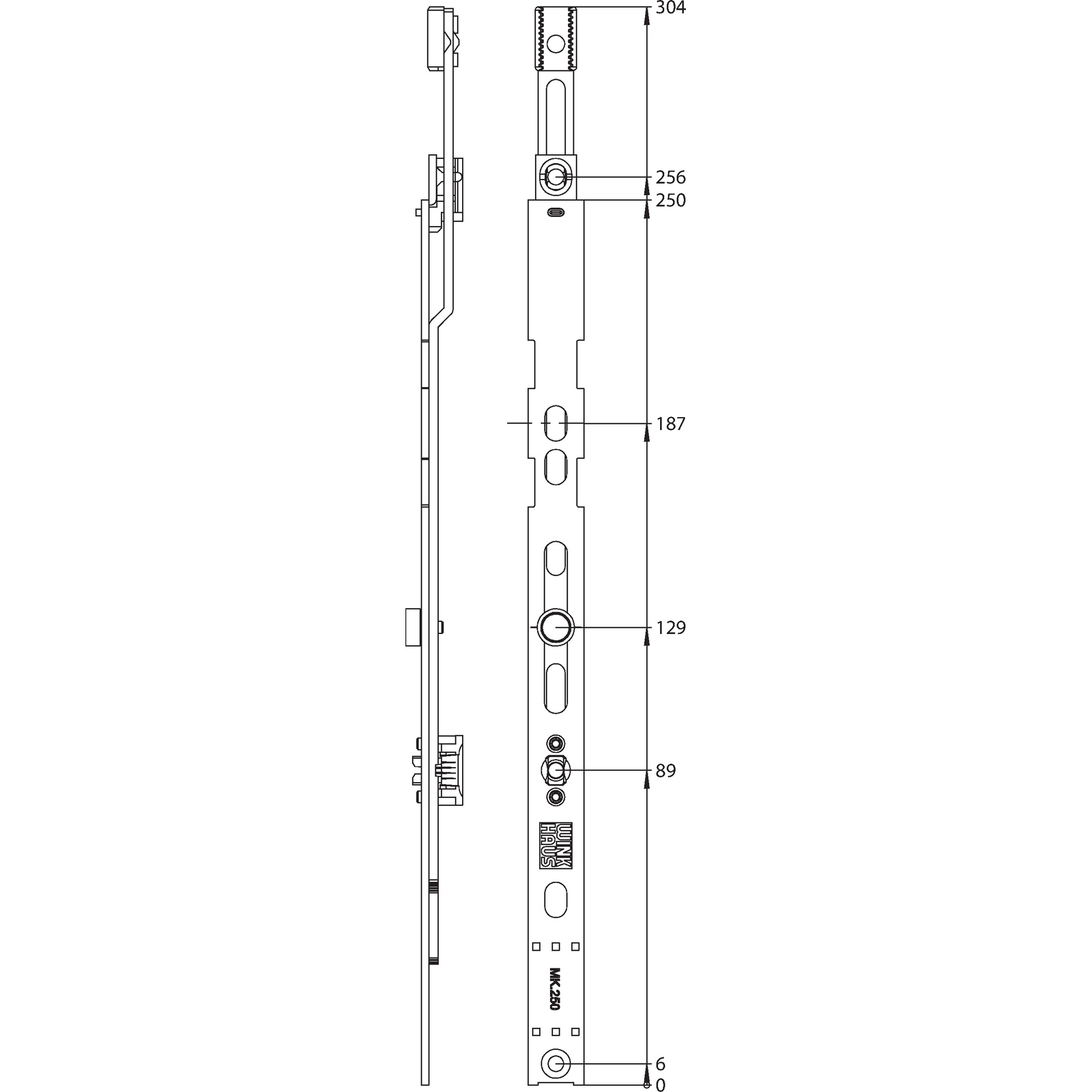 Winkhaus Mittenverriegelung MK.VS.250.KG.LK.GR
