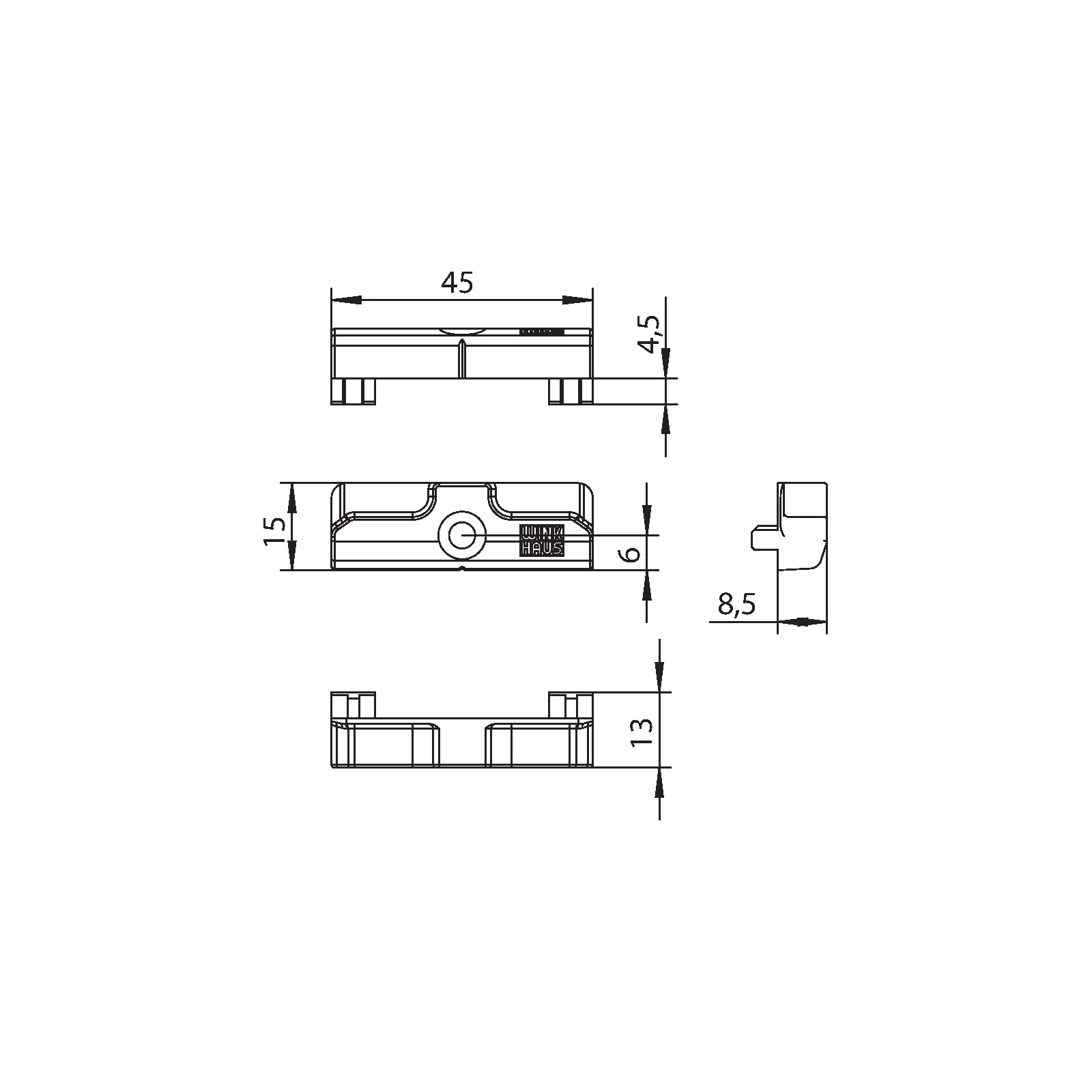 Winkhaus Schließblech SB.U.162