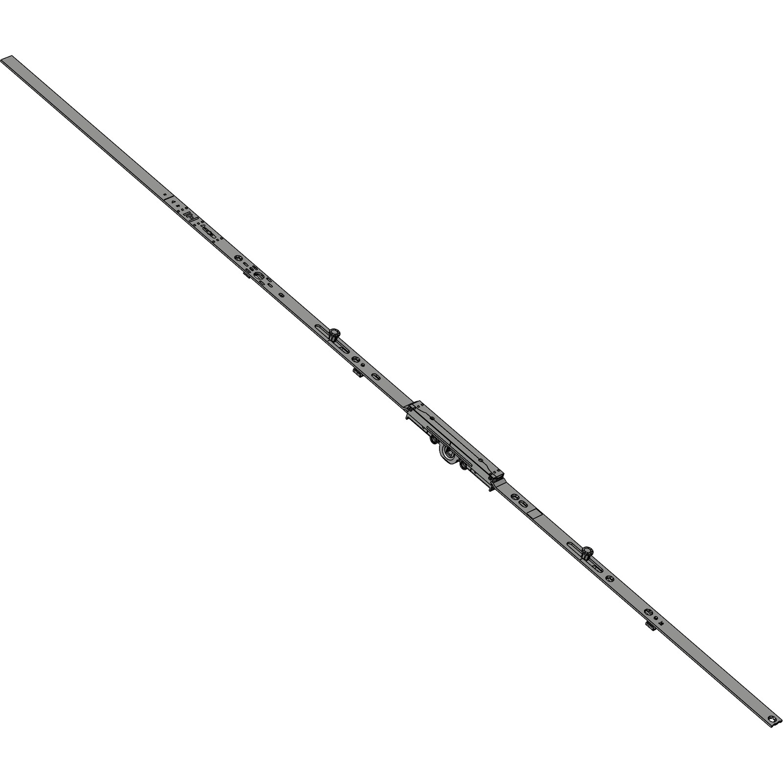 Winkhaus Getriebeschiene GAK.1325-2.D7,5.LK.GR