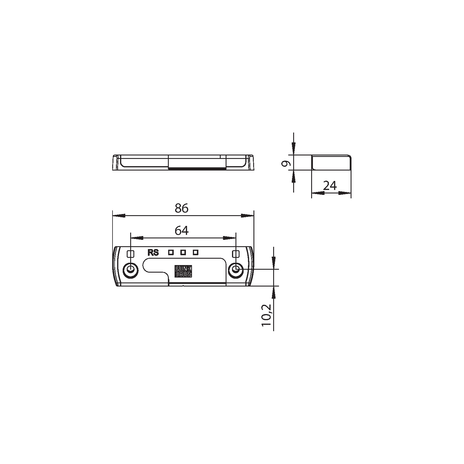 Winkhaus Sicherheitsschließblech SBS.H.13-24 RS